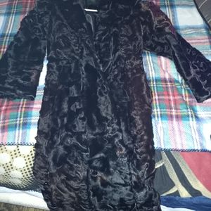 Long Persian lamb coat